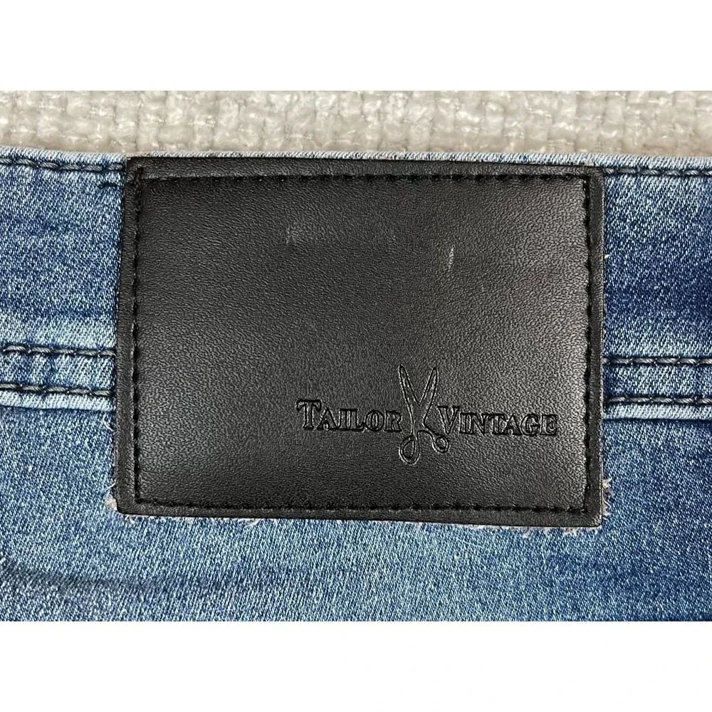 Taylor Vintage Jeans Canaan Slim Fit Men's 36x30 (Measured 36x29) Stretch Blue